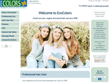 Tablet Screenshot of ecocolors.net